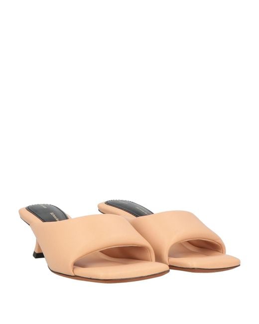 Proenza Schouler Natural Sand Sandals Lambskin