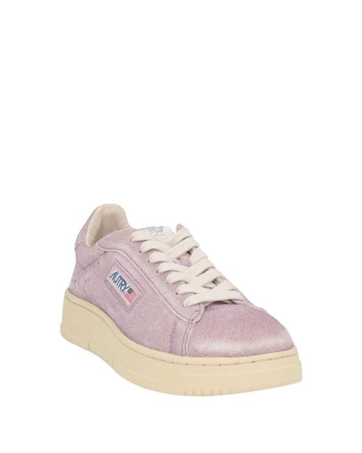 Autry Pink Lilac Sneakers Leather
