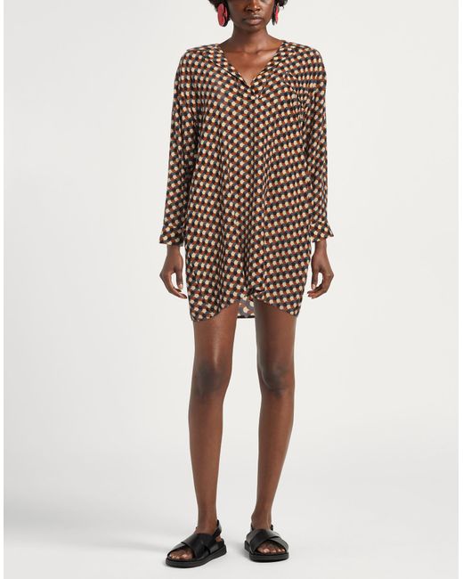 Attic And Barn Natural Mini Dress