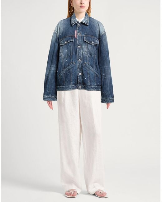 DSquared² Blue Jeansjacke/-Mantel