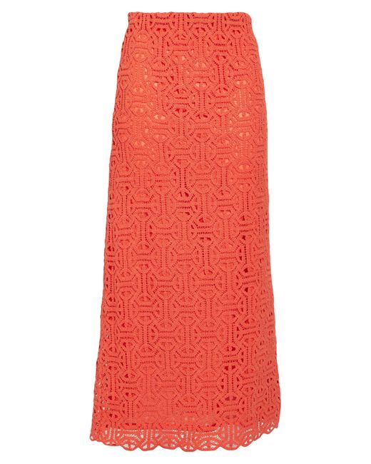 MAX&Co. Red Maxi Skirt