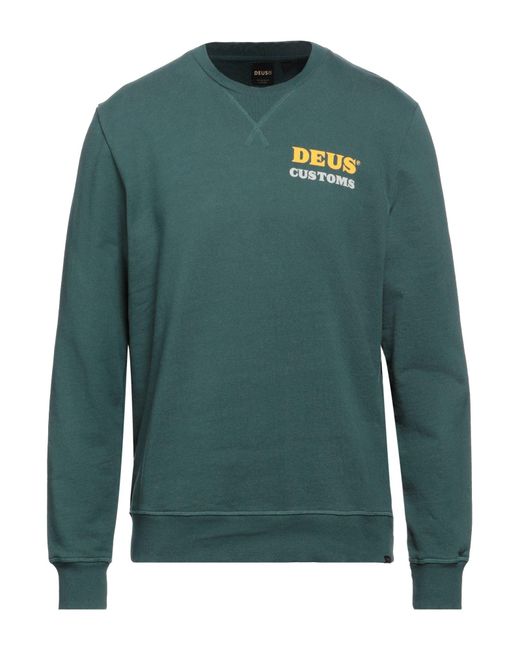 Deus Ex Machina Green Sweatshirt for men