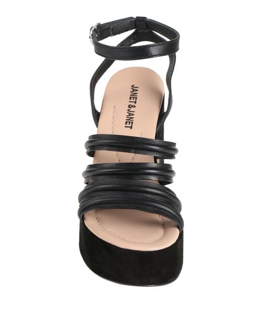Janet & Janet Black Sandals