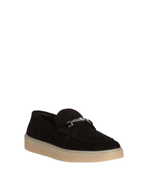 Filling Pieces Black Loafers for men