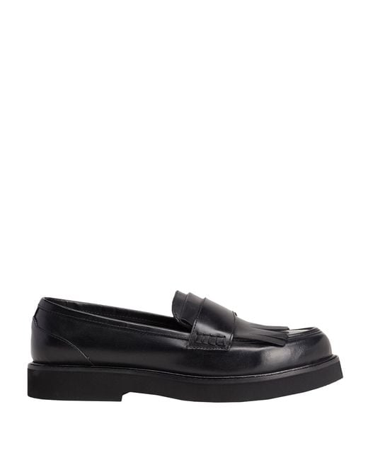 8 by YOOX Black Loafers