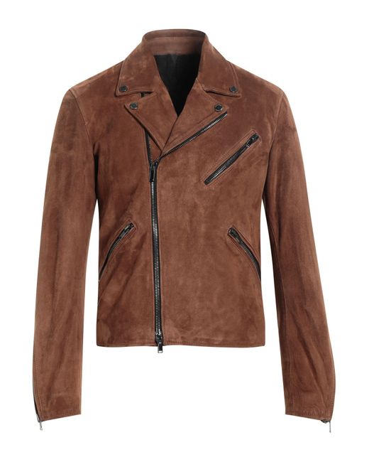 Tagliatore Jacket in Brown for Men | Lyst