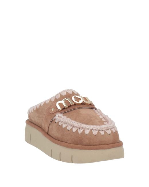 Mou Brown Mules & Clogs