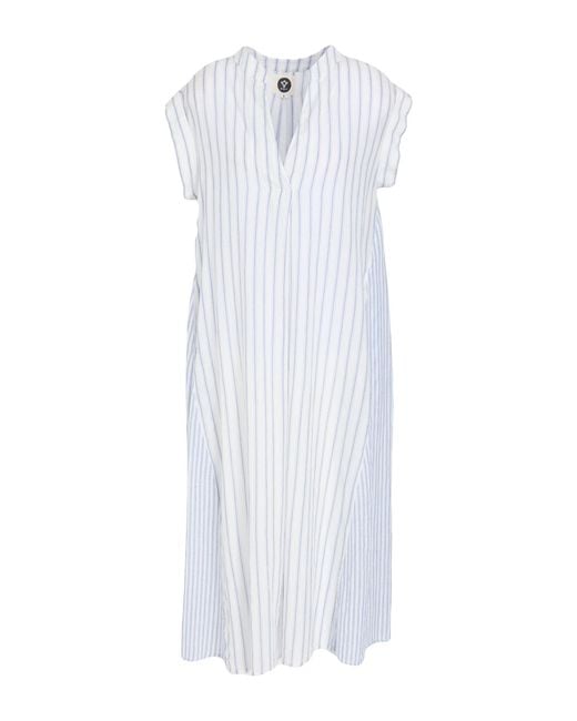 B'Sbee White Midi Dress Cotton