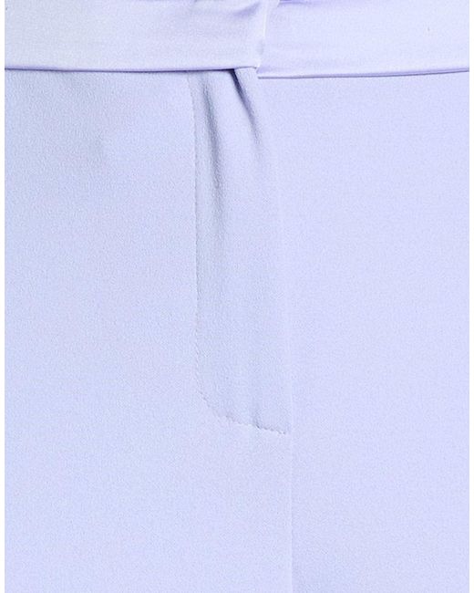 Imperial Blue Lilac Pants Polyester, Elastane