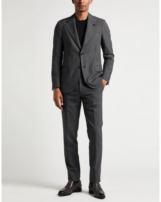 Lardini Black Suits for men