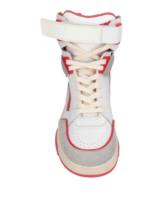 MSGM Pink Sneakers Leather for men