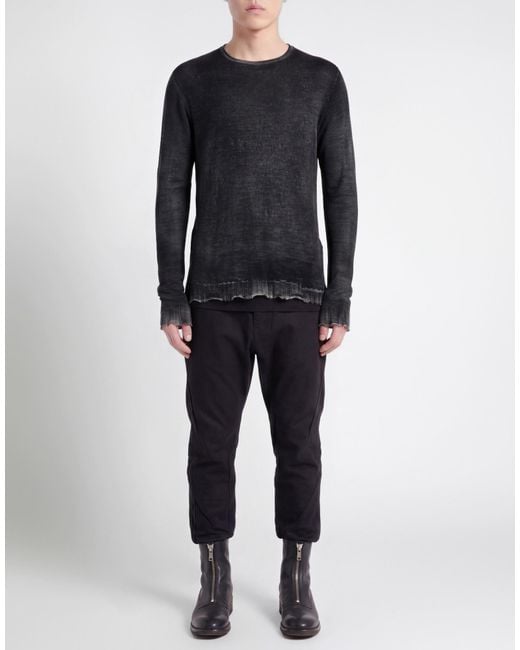 MD75 Black Charcoal Sweater Wool for men