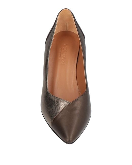 Voltan Brown Pumps Leather