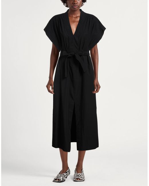 Ottod'Ame Black Midi-Kleid