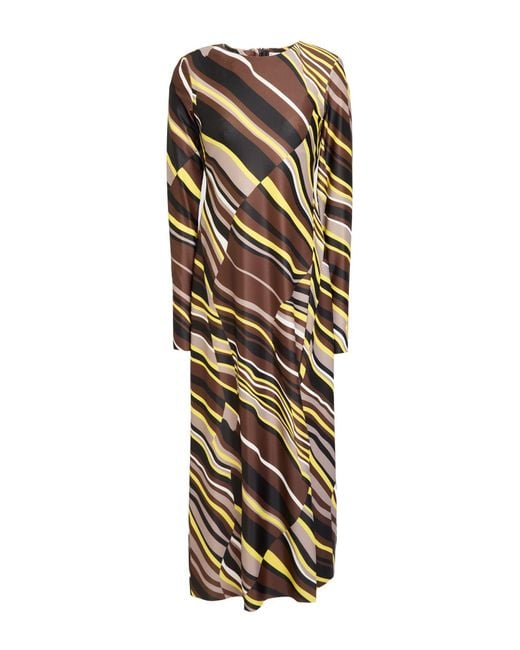 Maliparmi Yellow Maxi Dresses