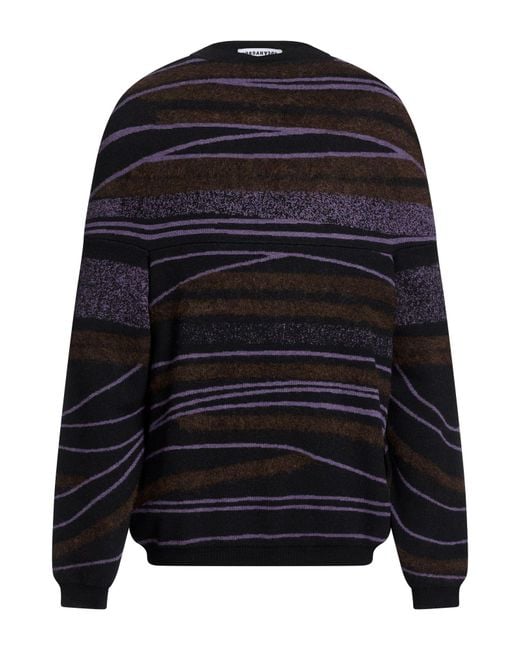 JORDANLUCA Blue Sweater Recycled Mohair Wool, Cashmere for men