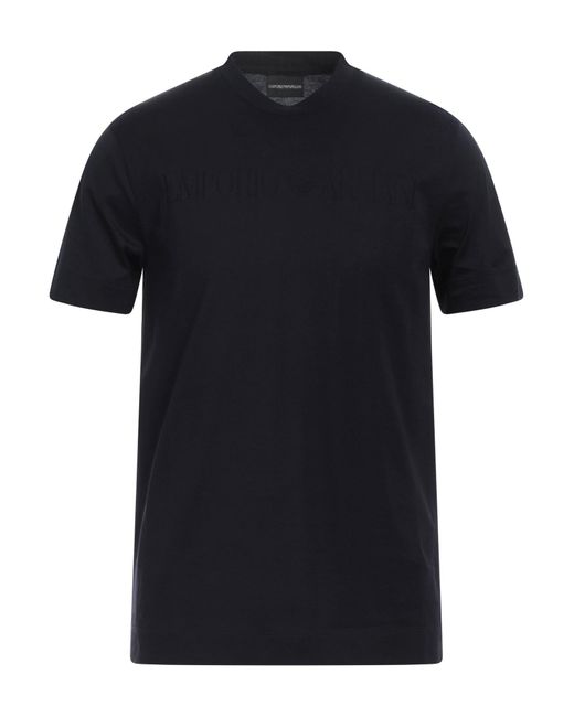 Emporio Armani Black Midnight T-Shirt Cotton for men