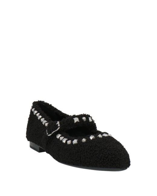 Ash Black Ballet Flats