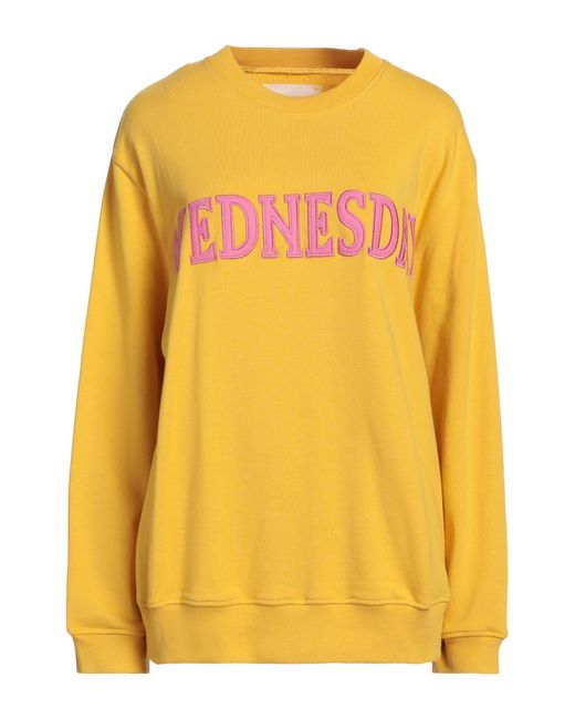 Alberta Ferretti Yellow Sweatshirt