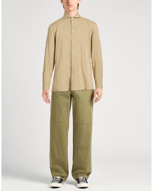 Liu Jo Natural Sand Shirt Lyocell, Linen, Cotton for men