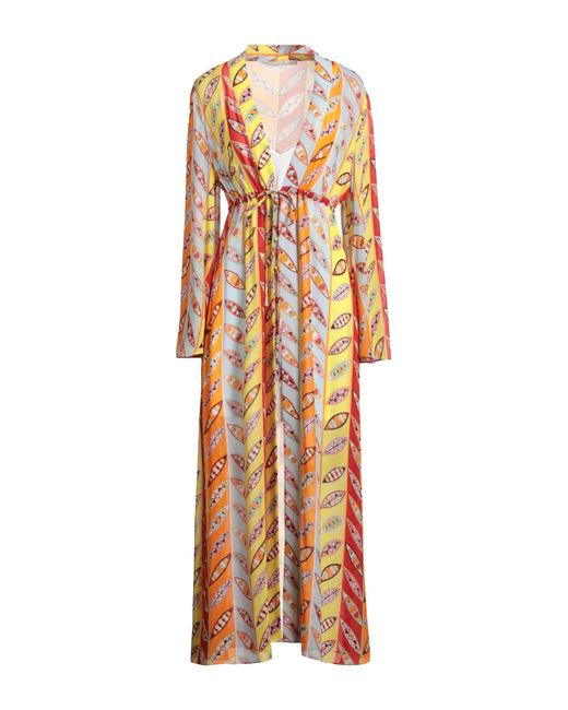 Herzensangelegenheit Orange Midi Dress Viscose