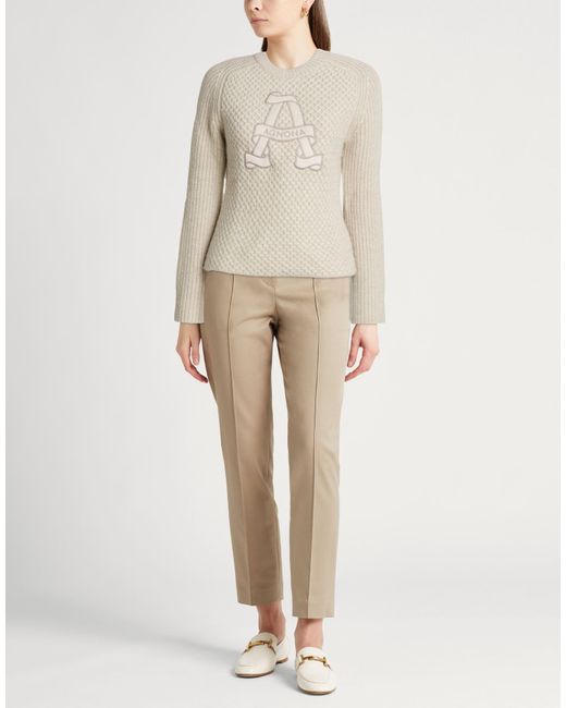 Agnona White Sweater Cashmere
