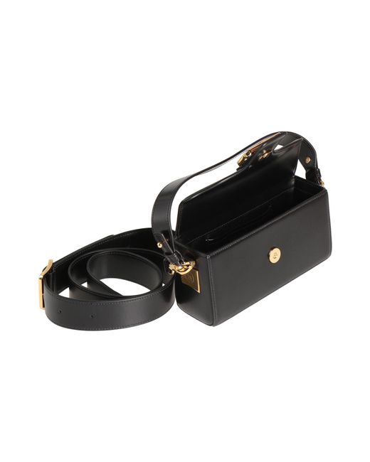 Lanvin Black Handbag Calfskin, Brass, Zamak