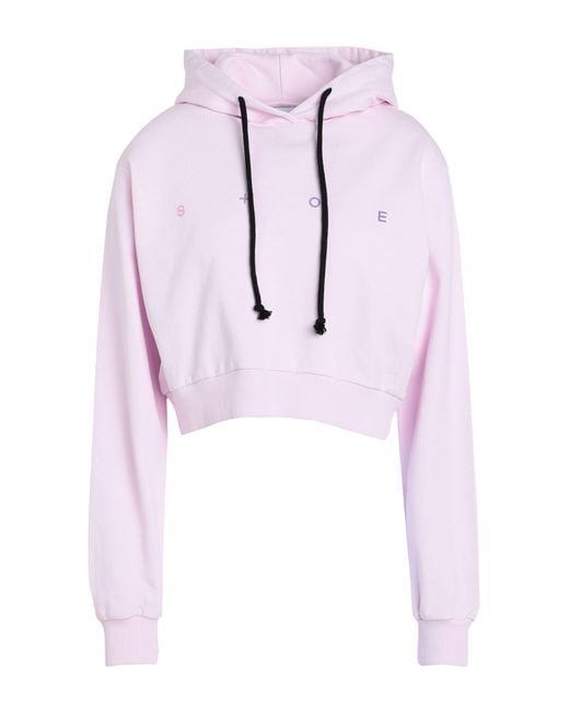Shoe Pink Sweatshirt Cotton