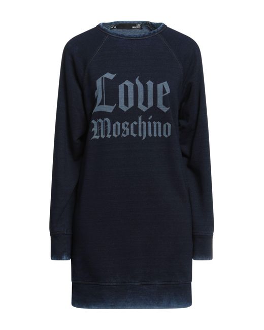 Love Moschino Blue Sweatshirt