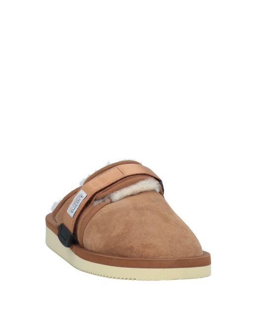 Suicoke Brown Mules & Clogs for men
