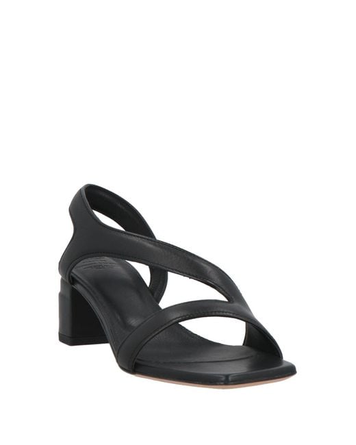 Officine Creative Black Sandals Leather