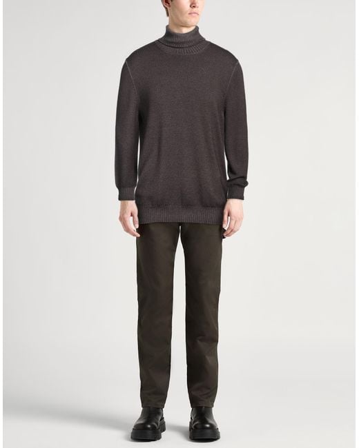 Barba Napoli Gray Turtleneck for men