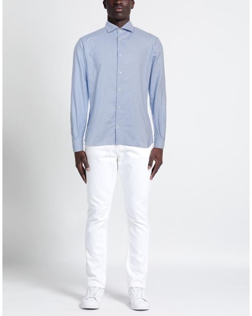 Glanshirt Blue Shirt for men