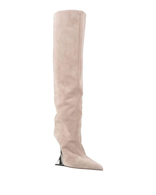 Paris Texas White Boot Calfskin