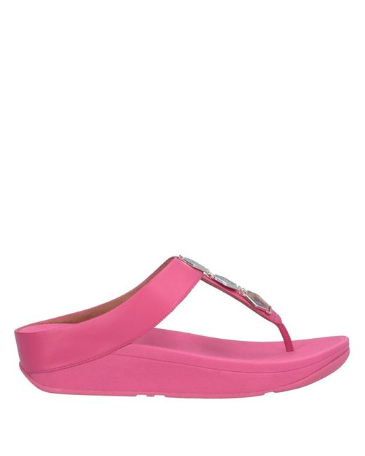 Fitflop Pink Toe Post Sandals
