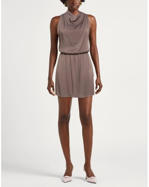 Alpha Studio Brown Mini-Kleid