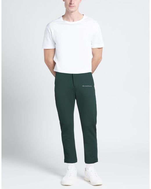 Pantalone di Throwback. in Green da Uomo