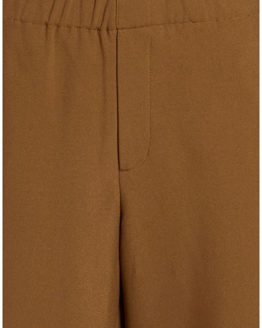 Sandro Brown Pants Polyester, Viscose, Elastane