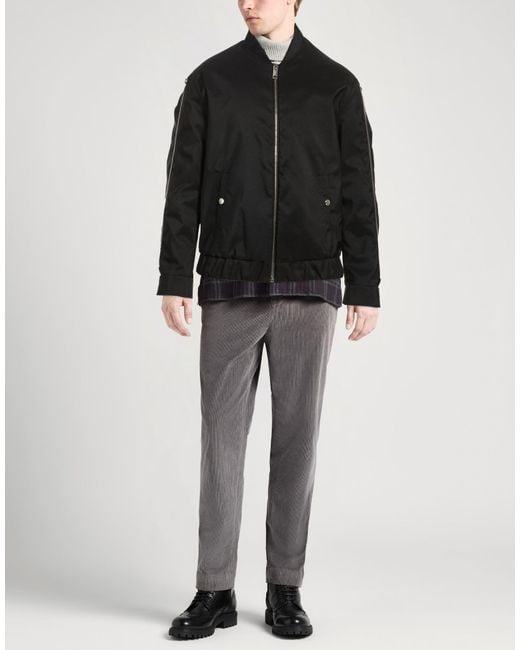 Les Hommes Black Jacket Polyamide for men