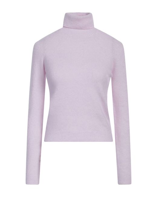 Roberto Collina Purple Turtleneck