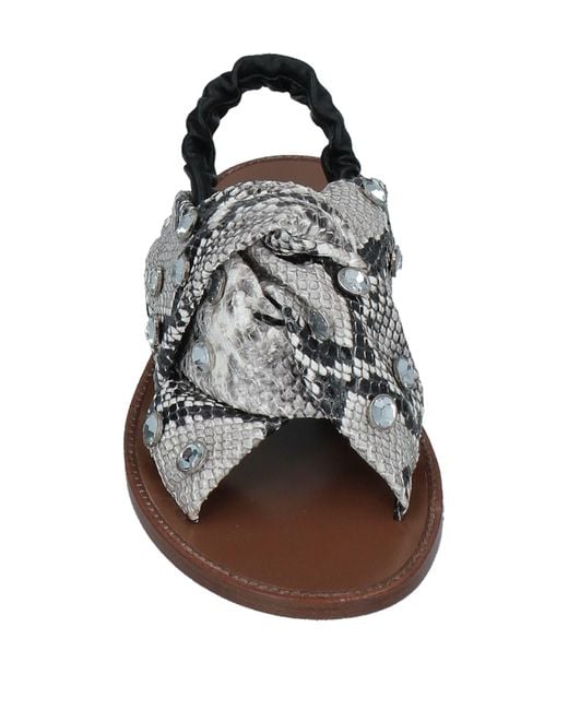 Pinko White Sandals