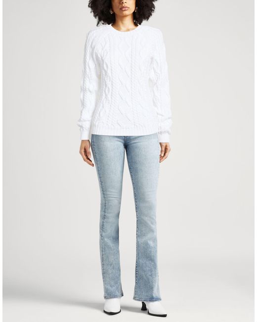 DSquared² White Sweater Viscose, Polyester