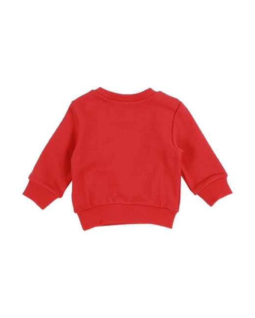 DSquared² Red Sweatshirt Cotton, Elastane