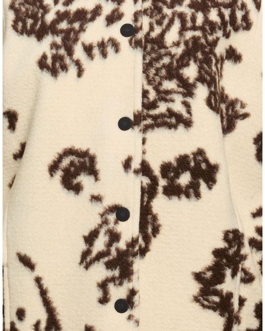 Alysi Natural Chocolat Cream Coat Wool, Polyester