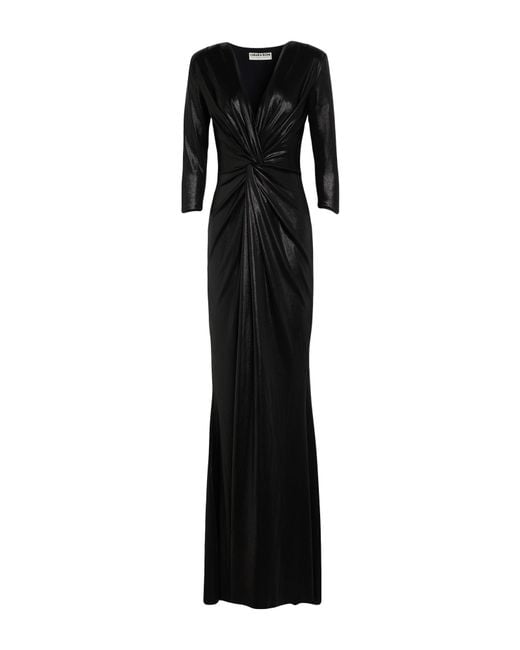 La Petite Robe Di Chiara Boni Black Maxi Dress Polyamide, Elastane