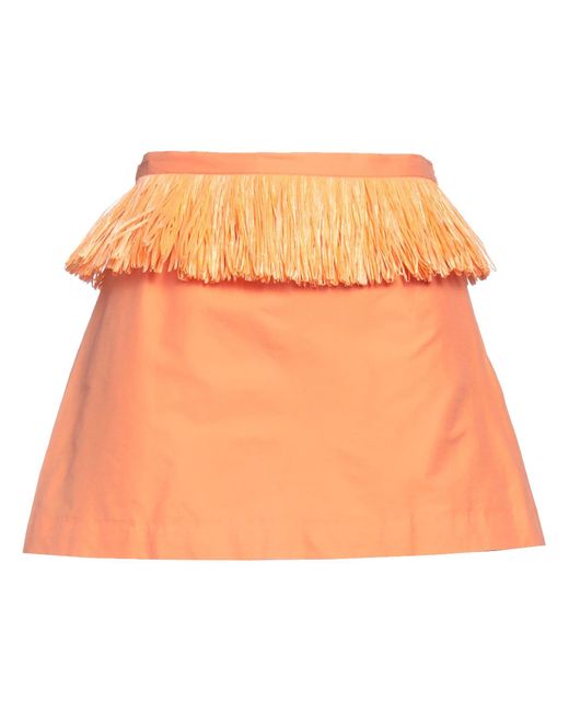 Amotea Orange Mini Skirt