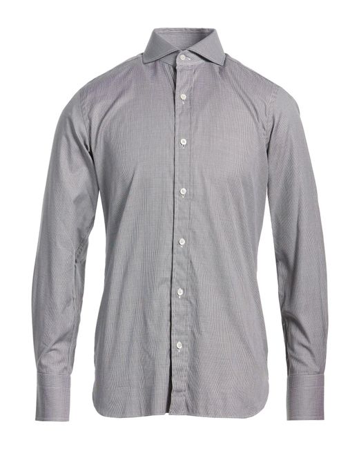 Tom Ford Gray Shirt Cotton, Lyocell for men