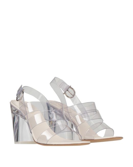 Ferragamo White Sandals