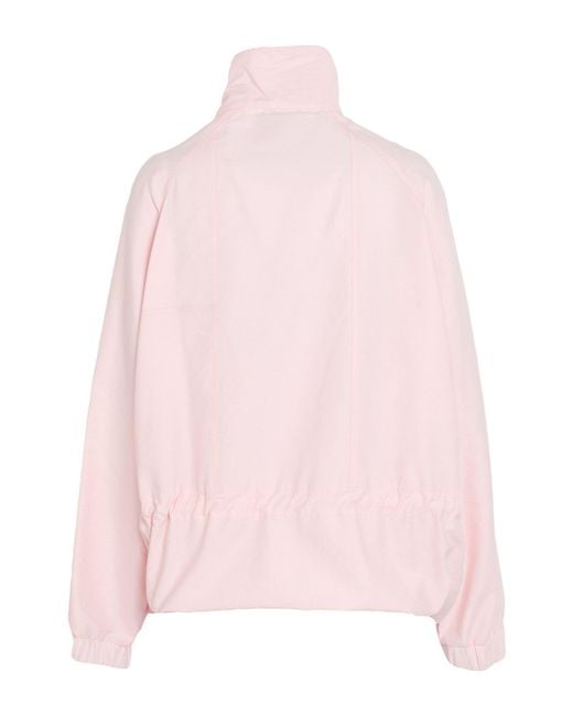 Alysi Pink Chocolat Light Overcoat & Trench Coat Polyester, Cotton