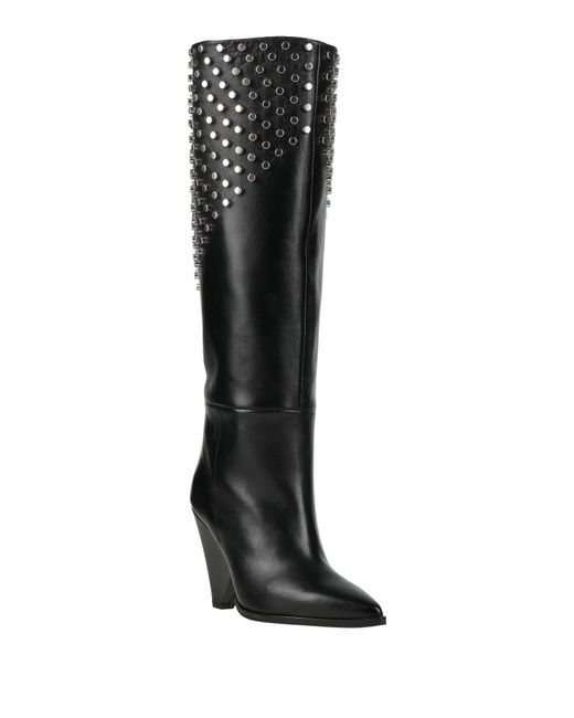 Dondup Black Boot Leather